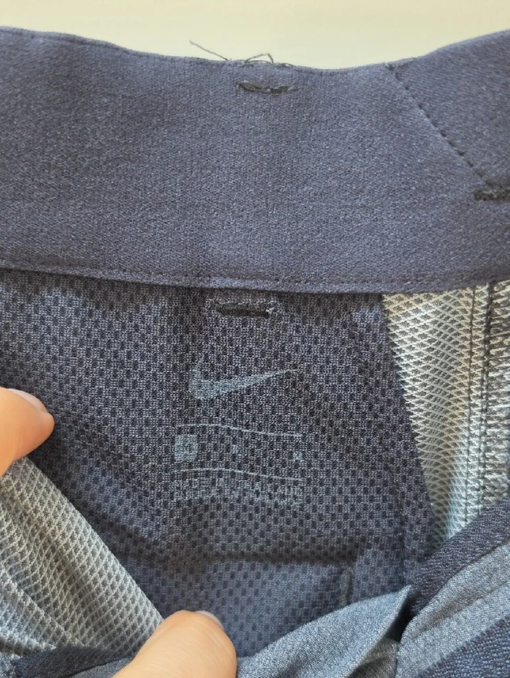 Nike Boys Heathered Blue-Gray Golf Shorts